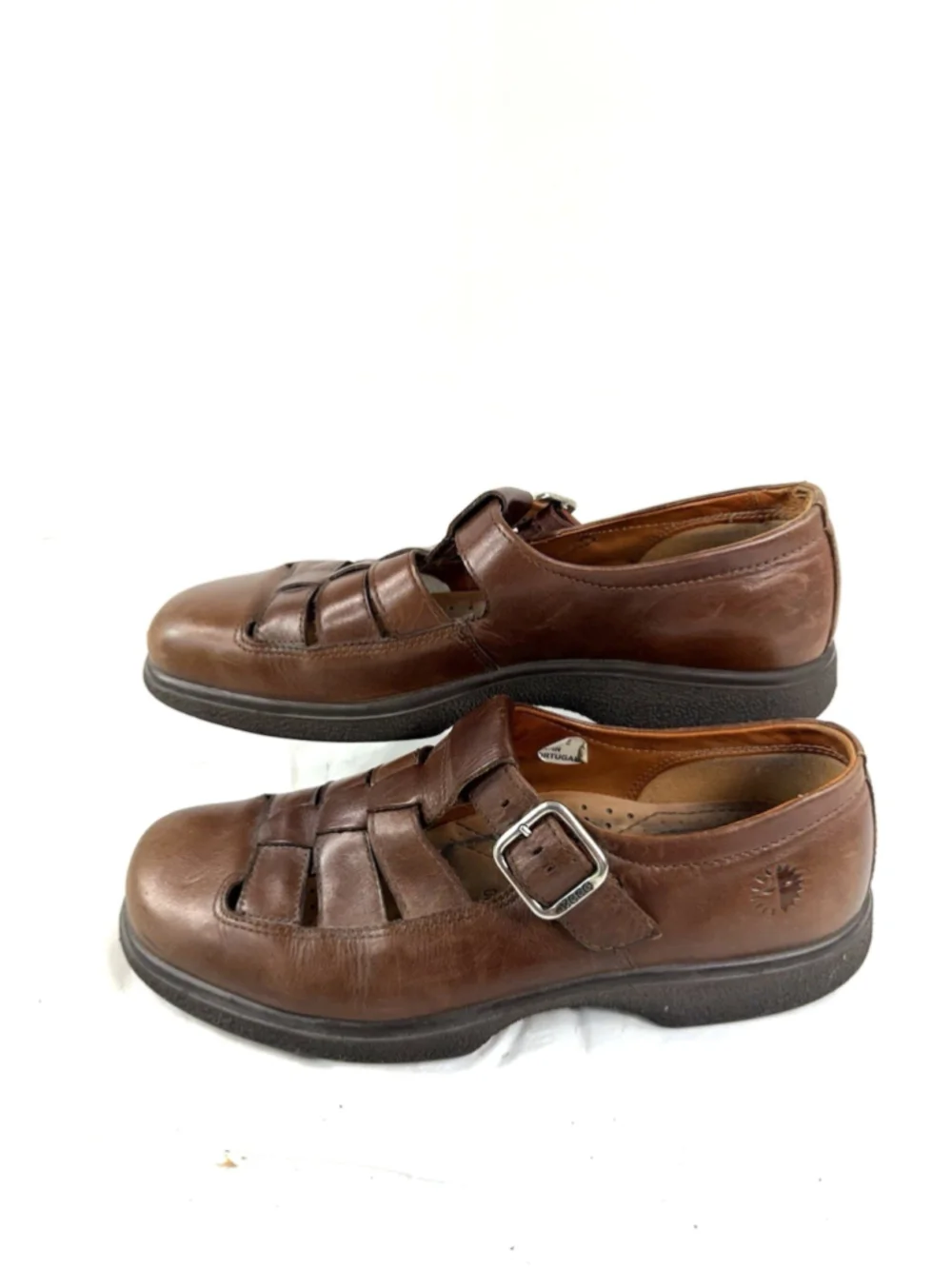 ECCO Women's Brown Leather Casual Shoes Sz 40